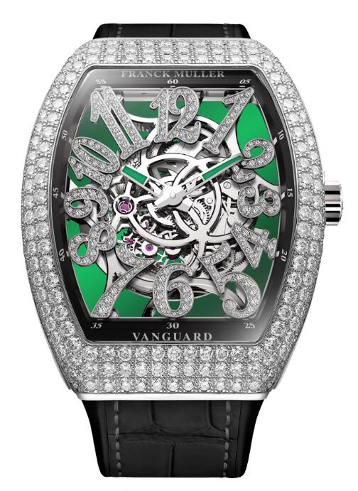 FRANCK MULLER Vanguard Dragon Slim Skeleton V 41 S AT SQT D NBR CD DRAGON VR Replica Watch